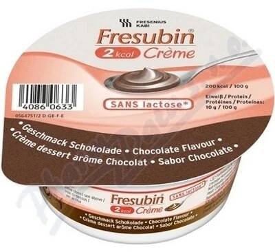FRESUBIN 2 KCAL CREME PŘÍCHUŤ ČOKOLÁDA POR POR SOL 4X125G