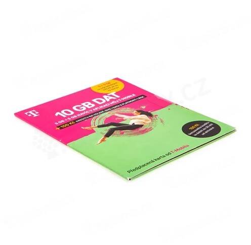 SIM karta T-Mobile Twist - předplacená - 10GB (5GB+5GB) - kredit 100 Kč