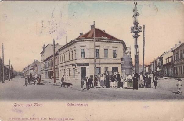 Trnovany,Turn/Teplice/ -Kulmerstrasse,živá - Pohlednice místopis