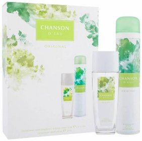 Chanson Chanson D ́Eau Dárková kazeta deodorant ve skle 75 ml + deospray 200 ml