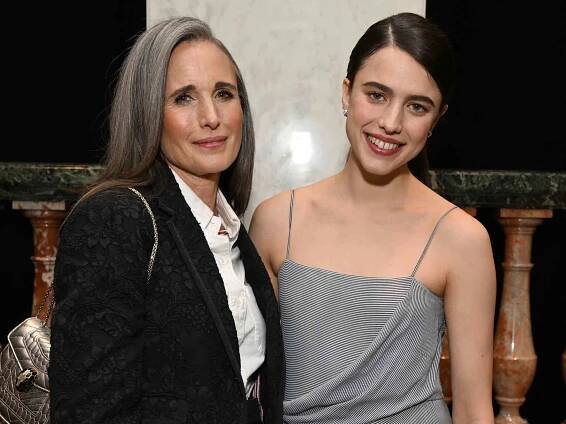 Andie MacDowell and Margaret Qualley attend the AFI Awards Luncheon