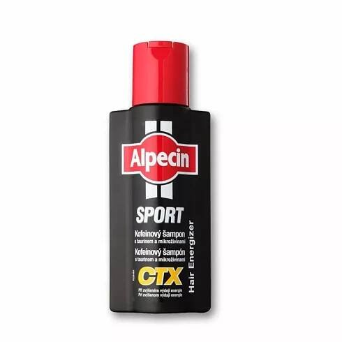 Alpecin Hair Energizer Sport Shampoo CTX kofeinový Shampoo proti padání vlasů 250 ml