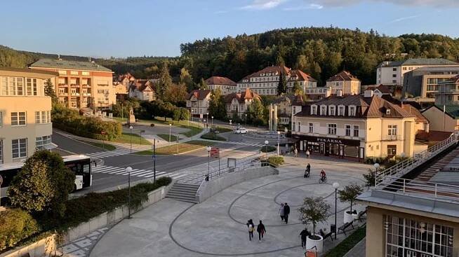 Webkamery Luhačovice: náměstí 28. října naživo