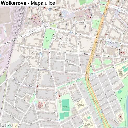 Wolkerova - mapy | Kurzy.cz