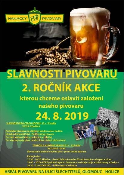 Slavnosti pivovaru - Den otevřených vrat Olomouc 2019