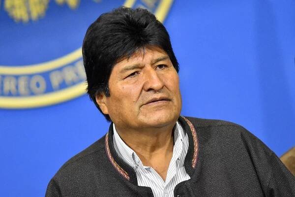 Former Bolivian President Evo Morales