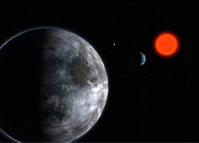 Exoplaneta u červeného trpaslíka. Autor: ESO