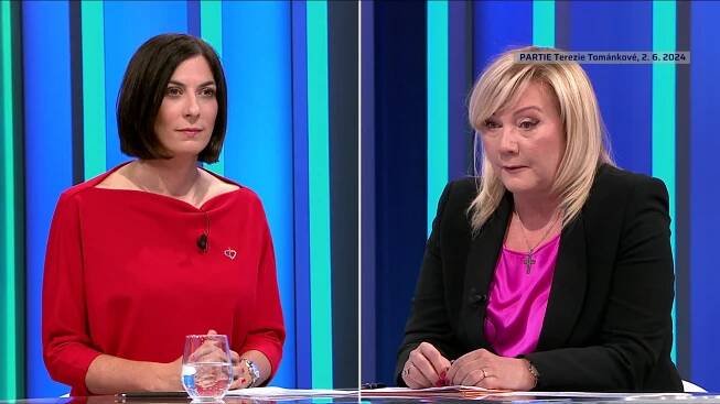 PARTIE TEREZIE TOMÁNKOVÉ - epizoda PARTIE TEREZIE TOMÁNKOVÉ, Markéta Pekarová Adamová, Alena Schillerová, Eva Decroix, Olga Richterová, Jana Mračková Vildumetzová, Jan Hrnčíř - 8.6. v 11:00 online