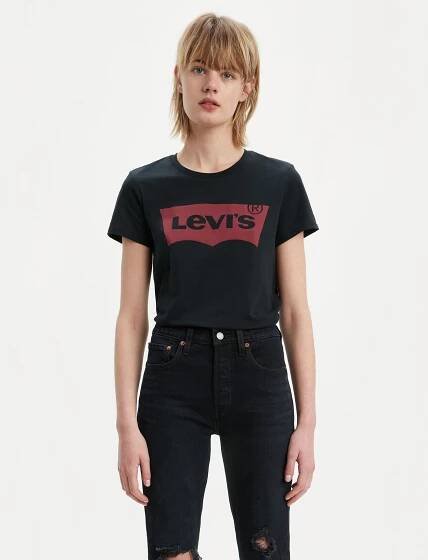 LEVI’S® The Perfect Tee Large Batwing Black