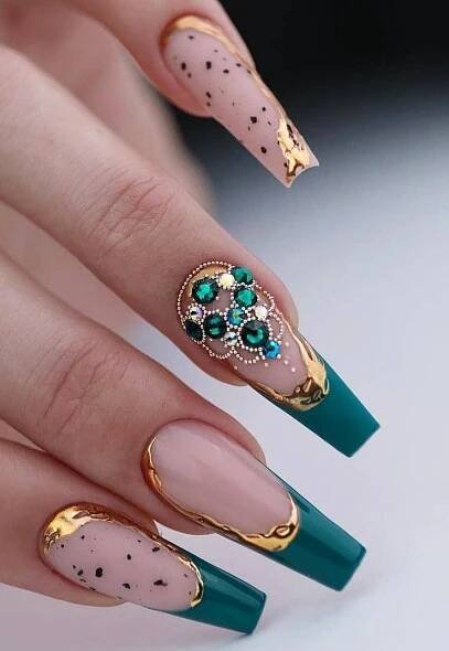 ❄☃️❄☃️❄☃️❄ | Gel nails, Nail art, Stylish nails