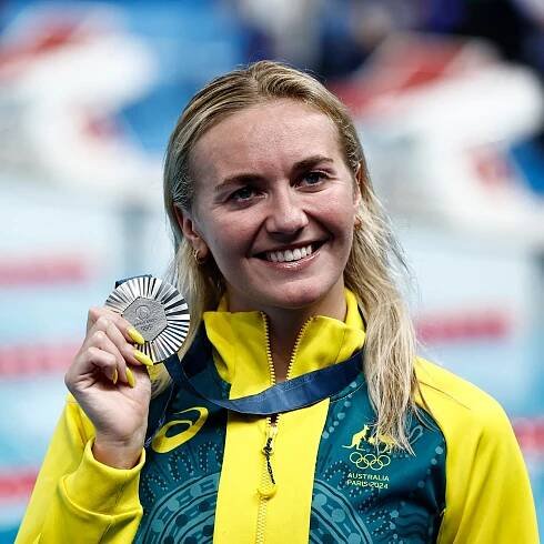 Ariarne Titmus proud to be in Katie Ledecky's wake