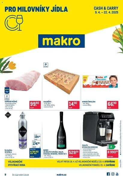 Makro Leták - Pro milovníky jídla (09.04.2025) >> Neodolatelné nabídky