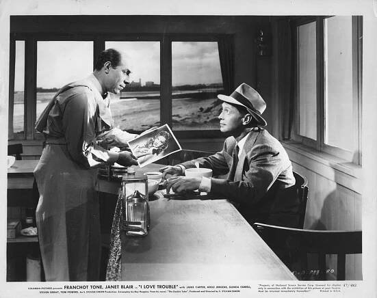 I Love Trouble - Fotosky - Franchot Tone