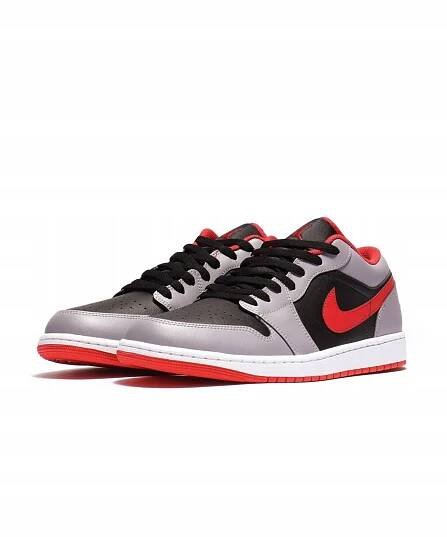 Pánské boty Nike Air Jordan 1 Low Red-Cement Grey 553558-060 vel. 44,5 Značka Jordan