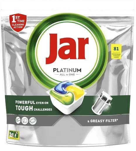Jar Platinum All in One Yellow Kapsle do myčky 81 ks