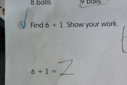 Read 1st grader's sassy note on math homework that got him "extra credit"