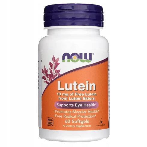 Now Foods Lutein 10 mg 60 kapslí