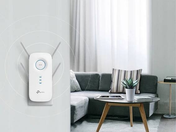 Wi-Fi extender TP-Link RE650 AC2600 bílá barva
