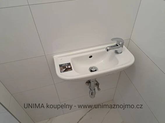 Usazení nového WC kombi rimless a montáž umyvátka | UNIMA koupelny s.r.o. Znojmo