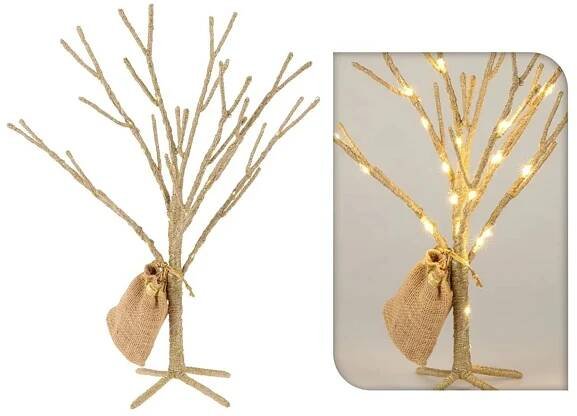 Vánoční stromek   světýlky 30 led DEKORACE teplé světlo 50 cm Značka H&S Decoration