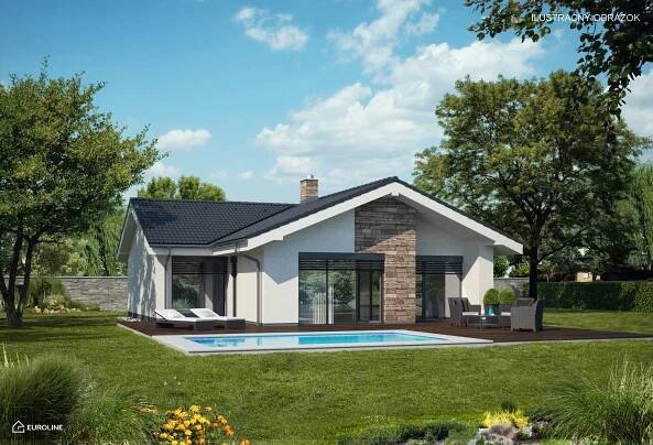Projekt na bungalov, projekt bungalov, projekty bungalov, bungalov 1475