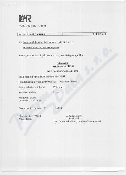 Krytí na rány Vliwazell 10x20cm ste.30ks | SOS lékárna online, internetová lékárna, léky