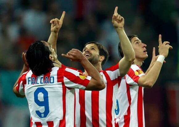 FOTO To byl Falcaův večer! Atlético slaví triumf v Evropské lize