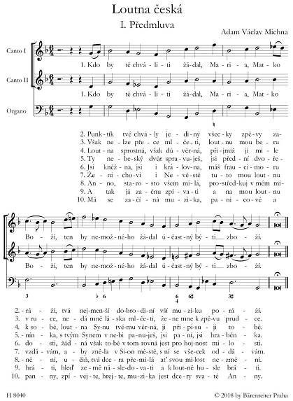 Loutna česká | Repertoárová díla |noty od nás - našenoty.cz - eshop hudebního nakladatelství Bärenreiter Praha 