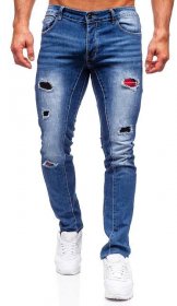 Modré pánské džíny regular fit Bolf MP0050B