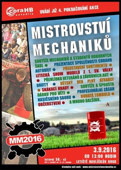 03.09.2016 - Mistrovství mechaniků - Havlíčkův Brod