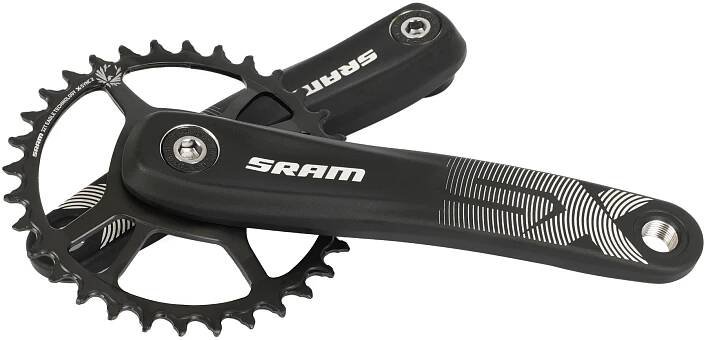 Produktbild von SRAM SX Eagle X-SYNC Kurbelgarnitur - Direct Mount 32 Zähne 11/12-fach - Standard - Power Spline - schwarz