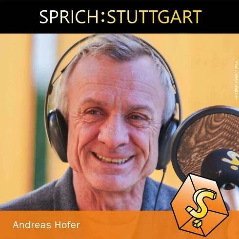 Andreas Hofer bei der Podcast Aufzeichnung von SPRICH:STUTTGART