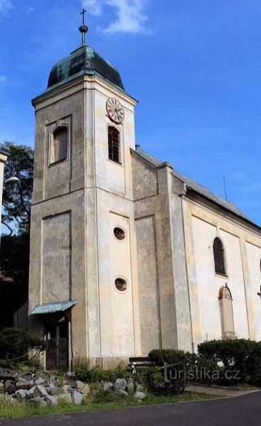 Mikulov, věž kostela sv. Mikuláše