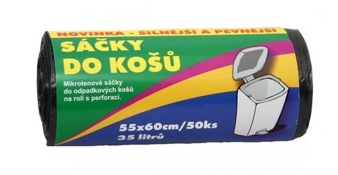 HDPE sáčky do košů SaP (silnější a pevnější) - Hafyso - obalový materiál, igelitové pytle, mikroténové sáčky
