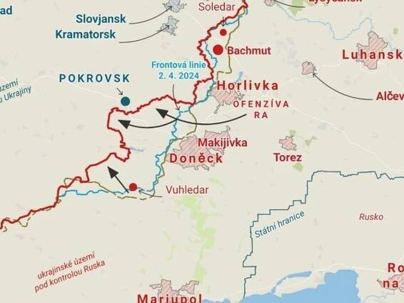 MAPA: Válka na Ukrajině. Aktuální fronta, počet obětí a srovnání armád