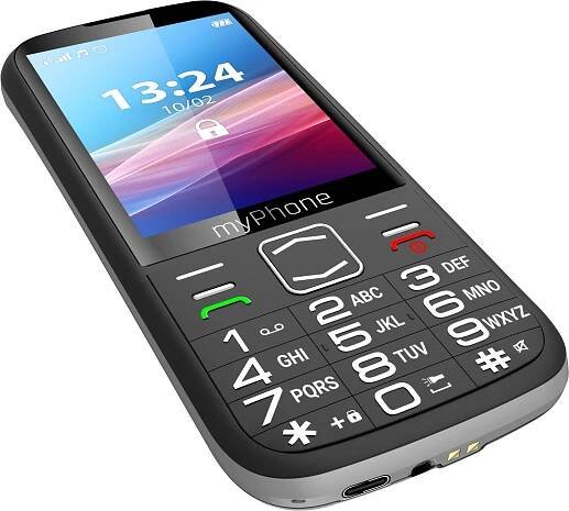 Telefon myPhone Halo 4 LTE Senior černý