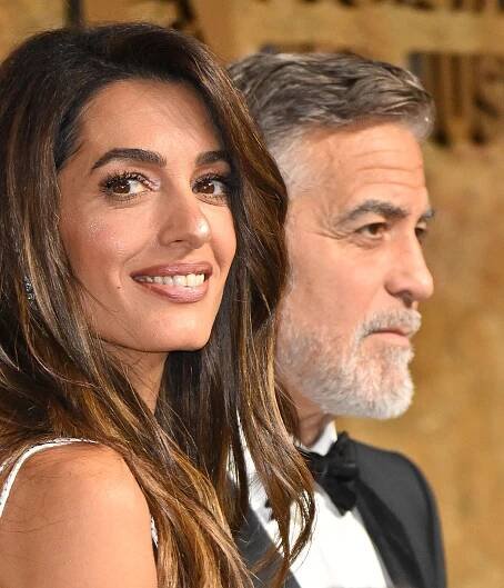 Amal Clooney Looked Like a Versace Bride at the Clooney Foundation Gala