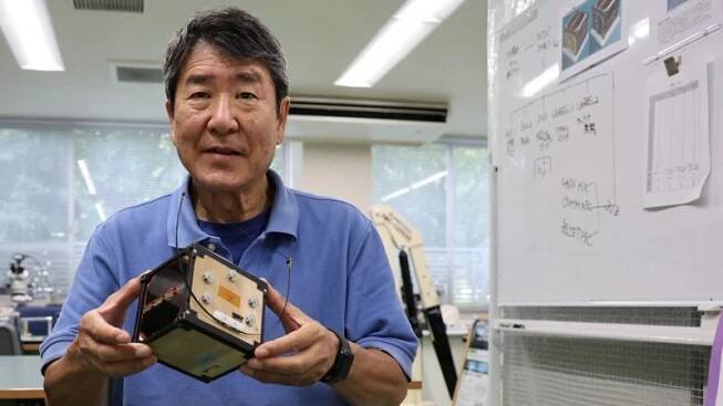 World’s first wooden satellite heads to space