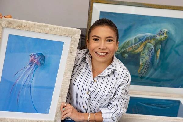 Patron Donates Artwork – The Young People's Counselling Service