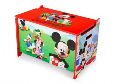 Dětská dřevěná truhla Mickey Mouse Myšáka. Bambulin.cz - hračky, potřeby a vybavení pro děti
