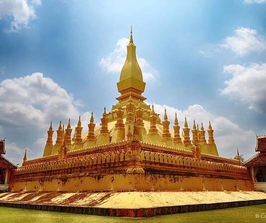 Pha That Luang v Vientiane