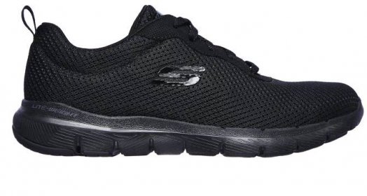 Skechers FLEX APPEAL Dámské černé boty Tenisky Sportovní obuv 13070-BBK
