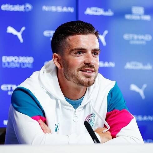 Jack Grealish Manchester City Unveiling 2
