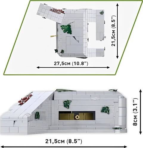 COBI Historical Collection World War II 3136 Regelbau 667