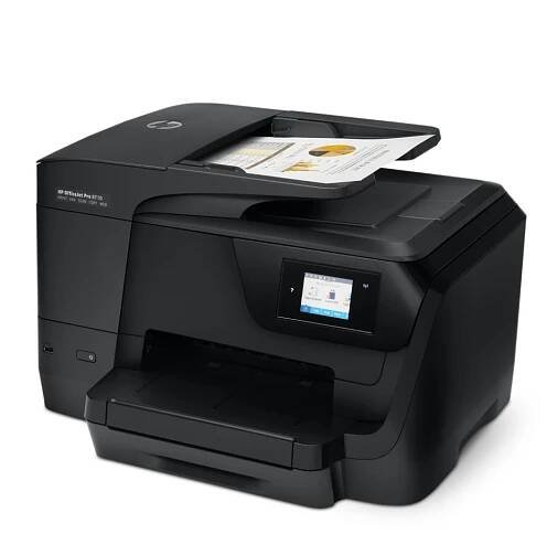 HP Officejet Pro 8710, černá