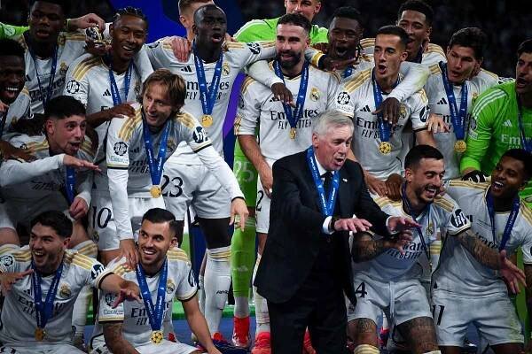 Podívejte se, jak to vypadalo při finále Ligy mistrů mezi Realem Madrid a Borussií Dortmund (2:0) v londýnském Wembley.