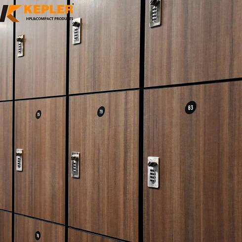 Waterproof Phenolic HPL Compact Laminate Board for GYM Swimming Pool Locker Cabinet