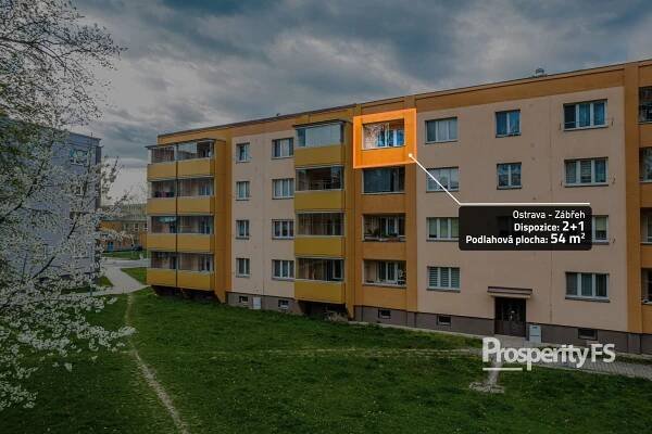 Prodej Byt 2+1, Kosmonautů, Ostrava - Zábřeh