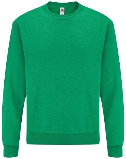 F41•CLASSIC SET-IN SWEAT, 2XL, heather green
