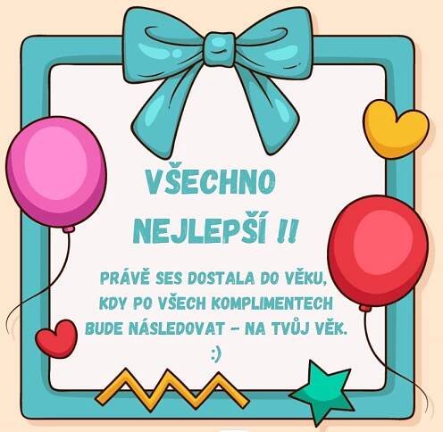 přáníčka k narozeninám pro ženu